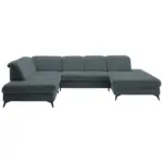 XXXLutz Lauterach - Ihr M&ouml;belhaus bei Bregenz Wohnlandschaft in Chenille Blau