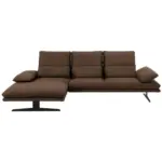 XXXLutz Lauterach - Ihr M&ouml;belhaus bei Bregenz Ecksofa in Mikrofaser Braun 164/291 cm