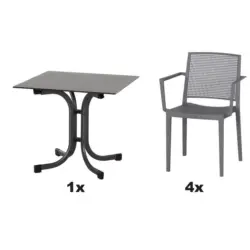 Gartengarnitur 5-teilig