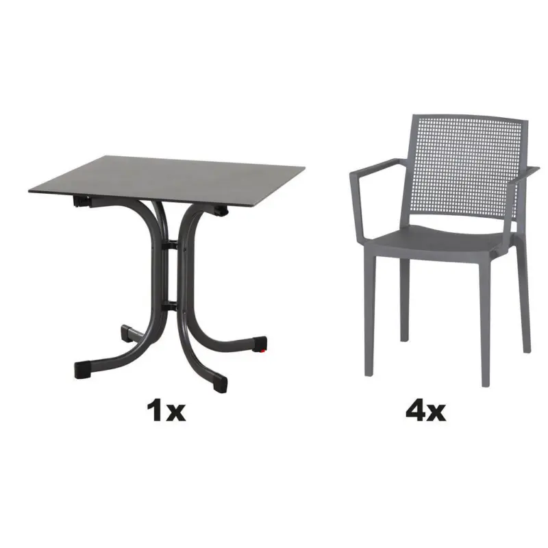 Gartengarnitur 5-teilig