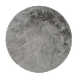 Hochflorteppich 120 cm Nuvola - Exklusiv Dunkelgrau