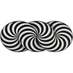XXXLutz Lauterach - Ihr M&ouml;belhaus bei Bregenz L&auml;ufer 60/140 cm Infinity Swirl Schwarz, Wei&szlig;