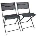 XXXLutz Lauterach - Ihr M&ouml;belhaus bei Bregenz Gartenklappstuhl-Set in Metall, Textil Schwarz