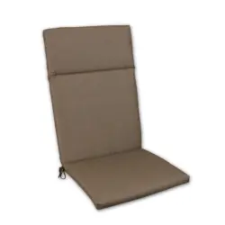 Sesselauflage in Hellbraun Uni