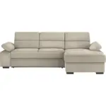 XXXLutz Lauterach - Ihr M&ouml;belhaus bei Bregenz Ecksofa in Webstoff Beige 258/166 cm