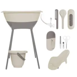 Babybadeset Almond 8-teilig