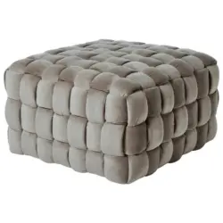 Sitzw&uuml;rfel in Taupe Textil