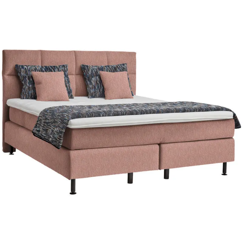 Boxspringbett 200/200 cm in Rostfarben