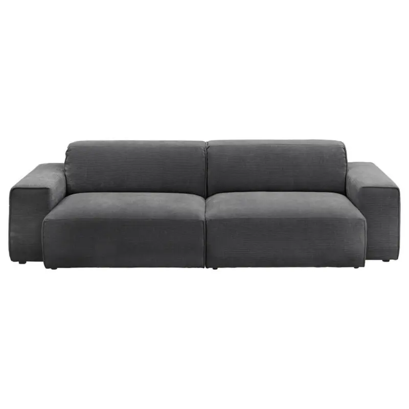 Bigsofa in Chenille Anthrazit