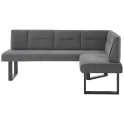 Eckbank 182/142 cm in Graphitfarben