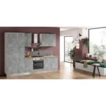 XXXLutz Lauterach - Ihr M&ouml;belhaus bei Bregenz K&uuml;chenblock 285 cm in Hellgrau