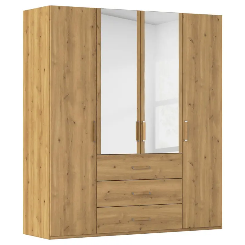 Dreht&uuml;renschrank in Eichefarben