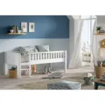 XXXLutz Lauterach - Ihr M&ouml;belhaus bei Bregenz Spielbett Absturzsicherung, Leiter, Rollrost 90/200 cm in Wei&szlig;