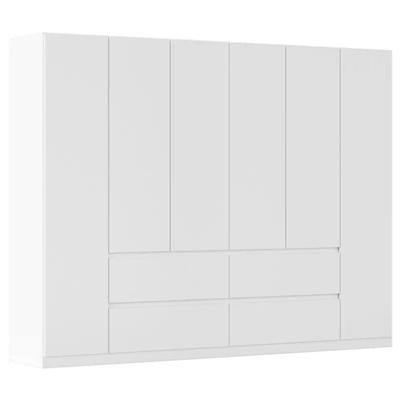 Dreht&uuml;renschrank in Wei&szlig;