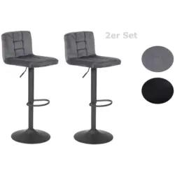 Barhocker-Set in Grau