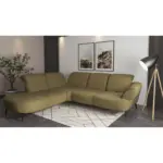 XXXLutz Lauterach - Ihr M&ouml;belhaus bei Bregenz Ecksofa Dance E in Chenille Olivgr&uuml;n 270/302 cm