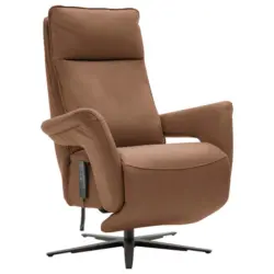 Relaxsessel in Leder Braun