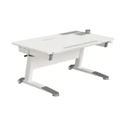 Jugendschreibtisch h&ouml;henverstellbar, Kabeldurchlass