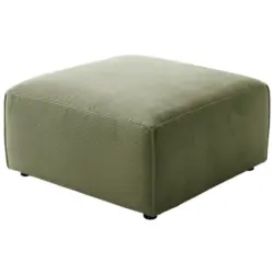 Hocker in Textil Hellgr&uuml;n