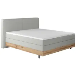 Boxspringbett 140/200 cm in Grau