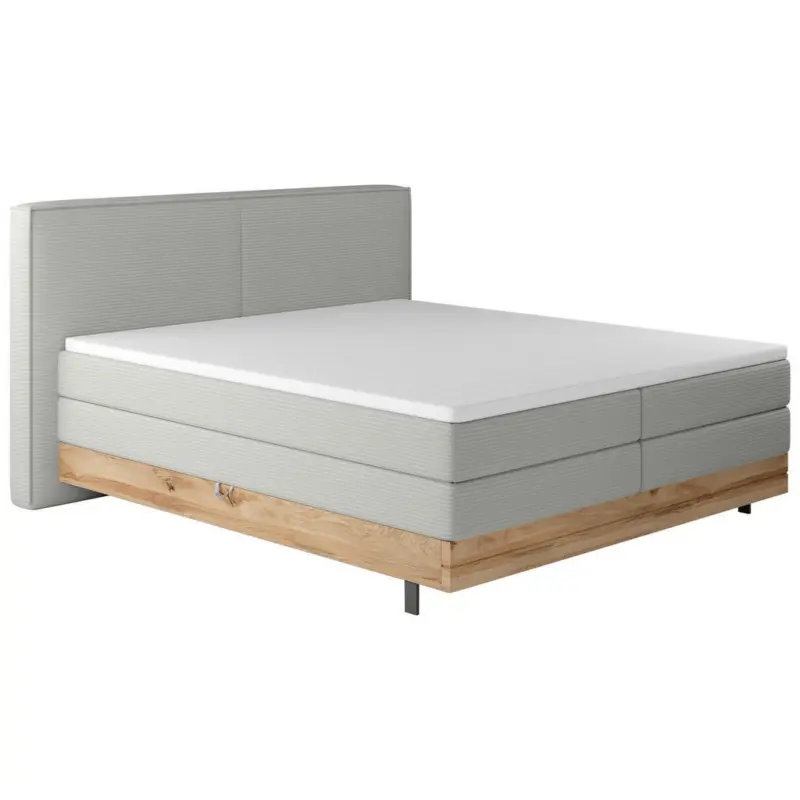 Boxspringbett 140/200 cm in Grau