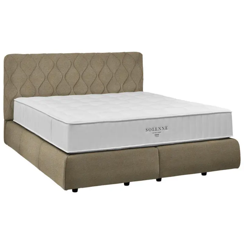 Boxspringbett 160/200 cm in Beige