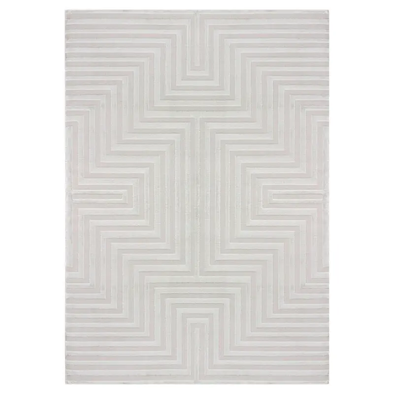 Webteppich 80/150 cm Sahara Silberfarben