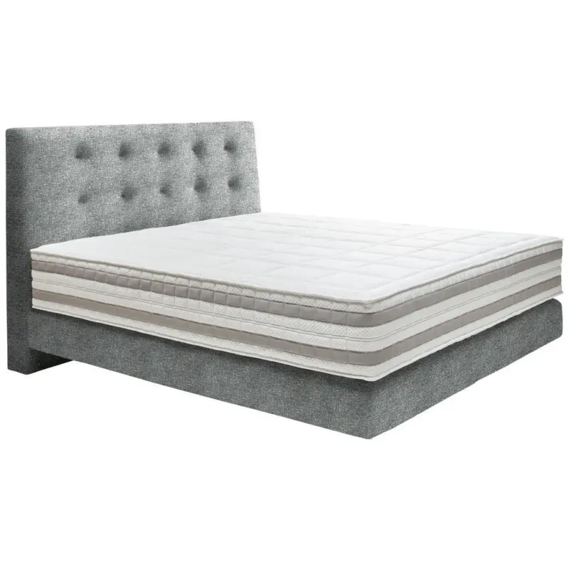 Boxspringbett 160/200 cm in Grau