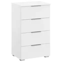 Nachtk&auml;stchen 40/81/42 cm in Wei&szlig;