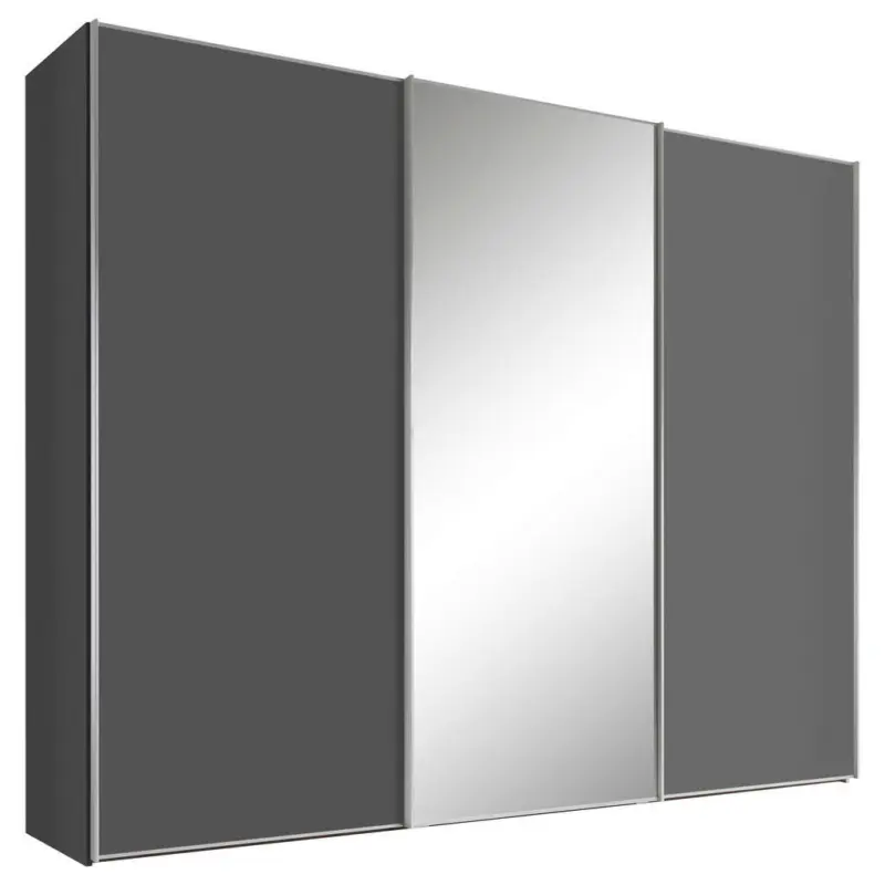 Schwebet&uuml;renschrank in Dunkelgrau