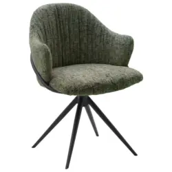 Armlehnstuhl Lederauswahl, Stoffauswahl, Sitzfl&auml;che 360&deg; drehbar beflockt