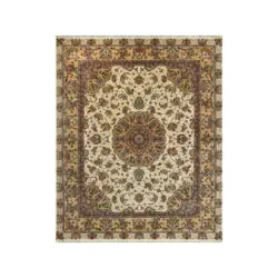 Orientteppich 70/140 cm Tabriz Superior Creme, Beige