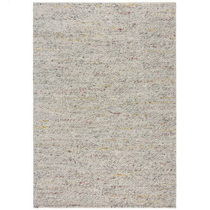 Handwebteppich 80/150 cm Minerals Schwarz, Wei&szlig;