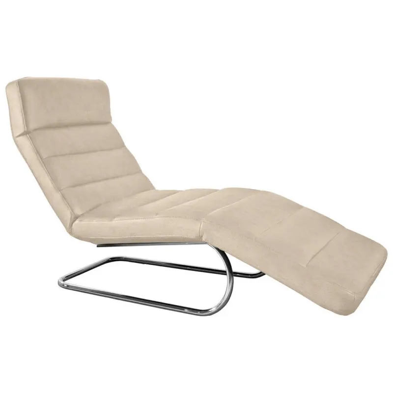 Relaxliege in Mikrofaser Beige