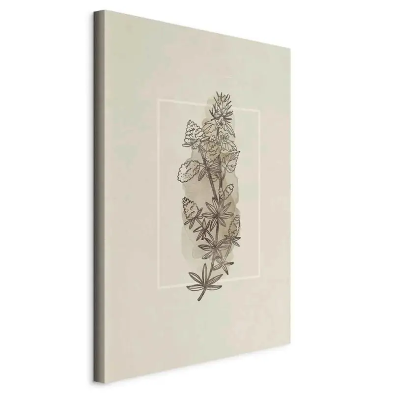 Leinwandbild Abstraktes, Blumen 40/60/1,2 cm