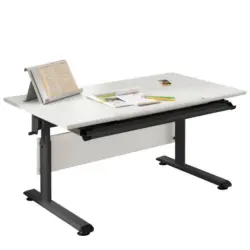 Jugendschreibtisch 120/70/53-79 cm h&ouml;henverstellbar