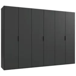 Faltt&uuml;renschrank in Graphitfarben