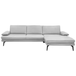 Ecksofa Beldomo Premium in Echtleder Wei&szlig; 310/180 cm