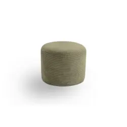 Hocker in Textil Khaki