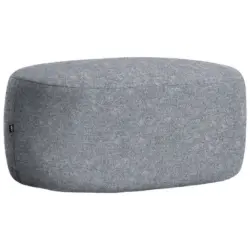 Hocker in Textil Dunkelgrau