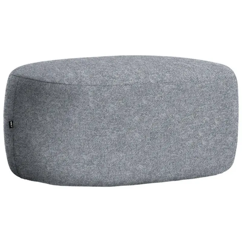 Hocker in Textil Dunkelgrau