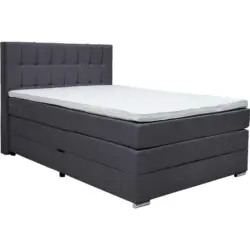 Boxspringbett 140/200 cm in Schwarz