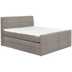 Boxspringbett 180/200 cm in Taupe