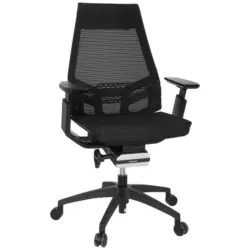 Drehstuhl in Netzbespannung Schwarz