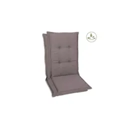 Sesselauflagenset in Taupe Uni