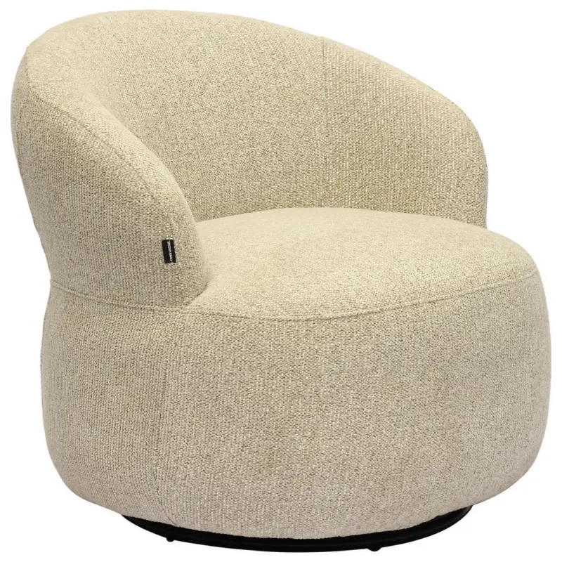 Sessel in Webstoff Naturfarben