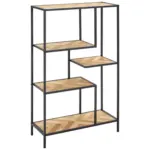 XXXLutz Lauterach - Ihr M&ouml;belhaus bei Bregenz Regal 76/121/32 cm Schwarz, Kieferfarben