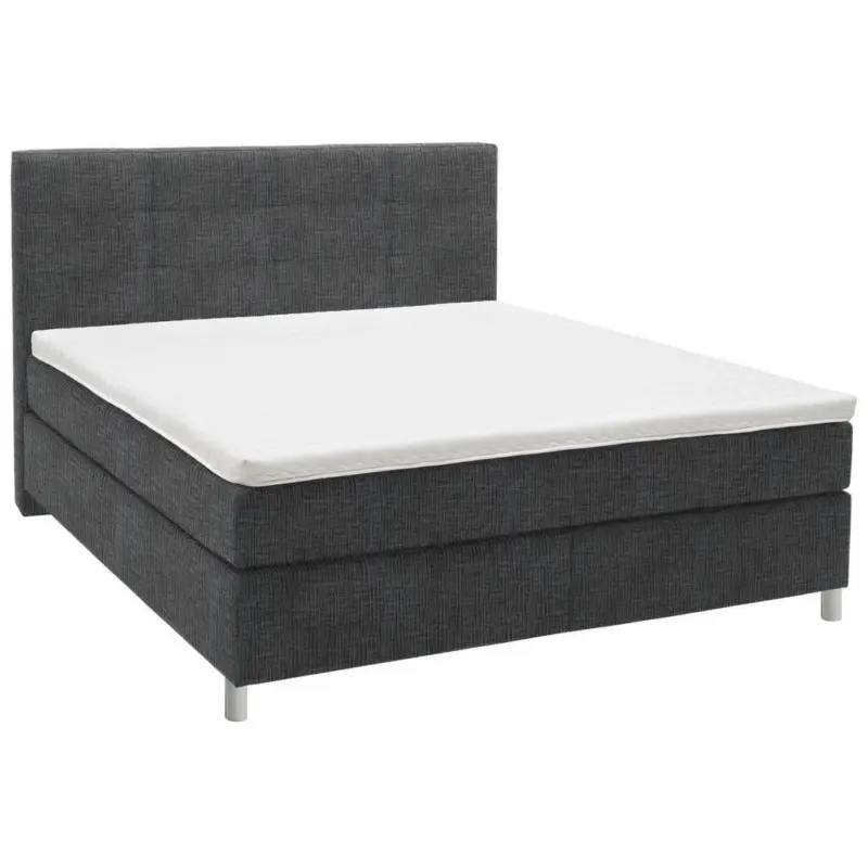 Boxspringbett 200/200 cm in Grau