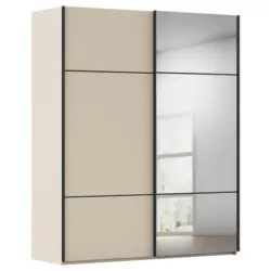 Schwebet&uuml;renschrank in Champagner