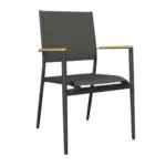 XXXLutz Lauterach - Ihr M&ouml;belhaus bei Bregenz Stapelsessel in Metall, Kunststoff, Textil Anthrazit, Naturfarben, Dunkelgrau